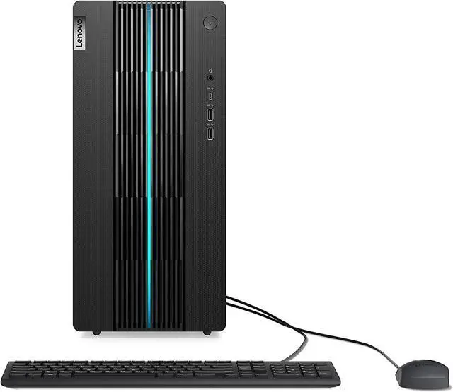 Alt view image 4 of 12 - Lenovo IdeaCentre Gaming 5i - 2022 - Gaming Desktop - NVIDIA GeForce RTX 3050 - Intel i5 12400-8GB RAM - 1TB HDD + 512GB SSD - Win 11 - Black - Mouse & Keyboard - Free 3-Month Xbox GamePass