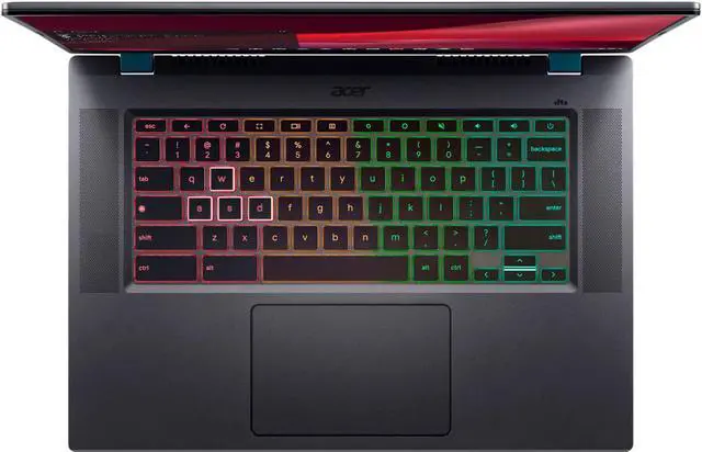 Alt view image 4 of 6 - Acer - Chromebook 516 GE Cloud Gaming Chromebook - 16" 2560x1600 120Hz - Intel Core i5-1240P - 8GB RAM - 256GB SSD - RGB KB - Titanium Gray