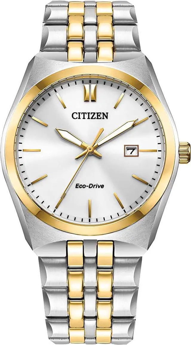 Main image of Citizen Eco-Drive Corso Men's Watch, Stainless Steel, Classic, Two-Tone BM7334-58B