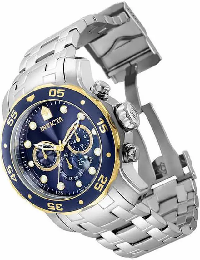 Alt view image 2 of 2 - Invicta Pro Diver 48mm Stainless Steel Chronograph Men's Quartz Watch 33996