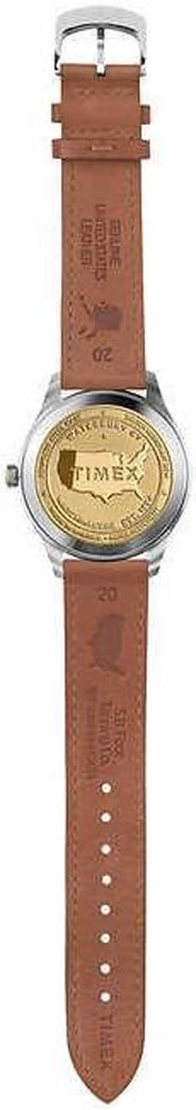 Alt view image 4 of 5 - Timex American Documents Stainless Steel Men's Quartz Watch TW2R82900US