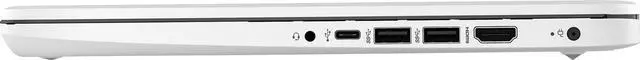 Alt view image 5 of 20 - HP - 14" Laptop - Intel Celeron - 4GB Memory - 64GB eMMC - Snowflake White
Notebook PC
