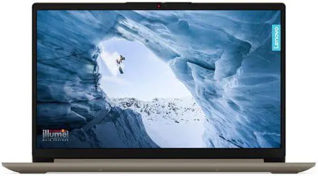 Main image of Lenovo IdeaPad 1i 15.6" 1080p PC Laptops, Intel Core i3-1215U, 8GB RAM, 256GB SSD, Windows 11 in S Mode, Sand, 82QD0002US