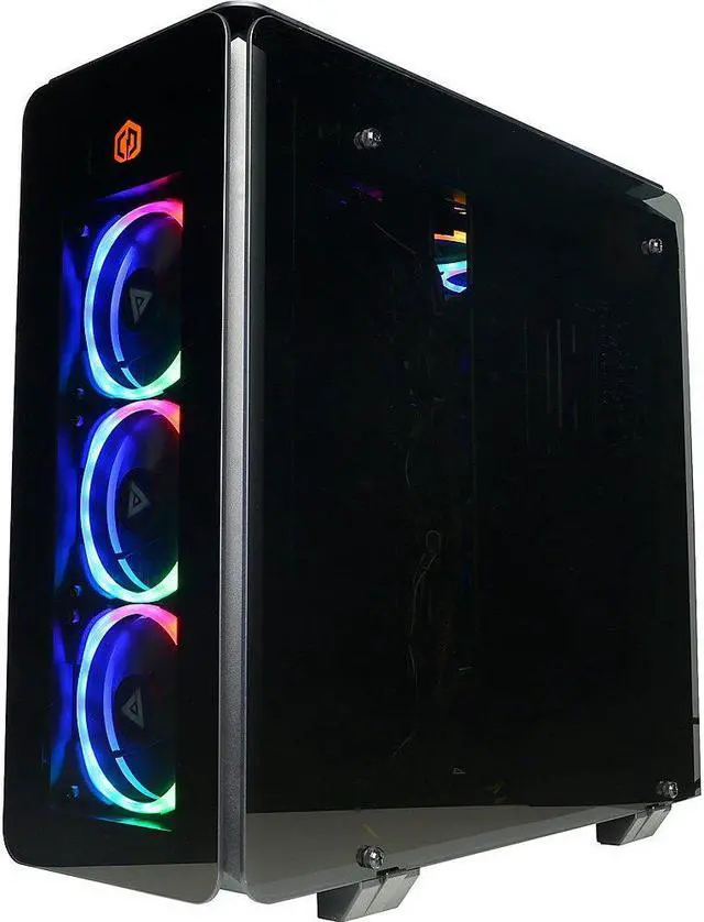 Alt view image 2 of 14 - CyberpowerPC Gaming Desktop Liquid Cool SLC10860CPG Intel Core i7-13700KF 3.4GHz CPU, 16GB DDR5, AMD Radeon RX 7900 XT 20GB, 2TB PCI-E Gen4 NVMe SSD, 802.11AC WiFi, 7 Color RGB Gaming Keyboard/Mouse