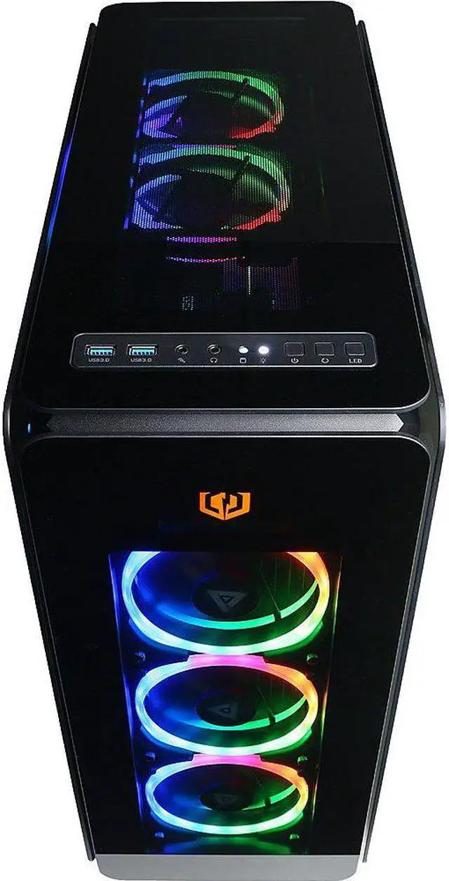 Alt view image 4 of 14 - CyberpowerPC Gaming Desktop Liquid Cool SLC10860CPG Intel Core i7-13700KF 3.4GHz CPU, 16GB DDR5, AMD Radeon RX 7900 XT 20GB, 2TB PCI-E Gen4 NVMe SSD, 802.11AC WiFi, 7 Color RGB Gaming Keyboard/Mouse