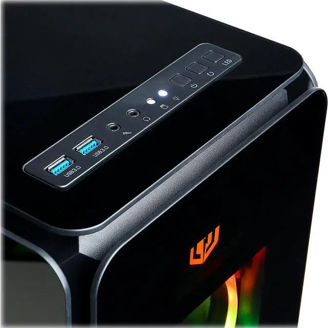 Alt view image 5 of 14 - CyberpowerPC Gaming Desktop Liquid Cool SLC10860CPG Intel Core i7-13700KF 3.4GHz CPU, 16GB DDR5, AMD Radeon RX 7900 XT 20GB, 2TB PCI-E Gen4 NVMe SSD, 802.11AC WiFi, 7 Color RGB Gaming Keyboard/Mouse