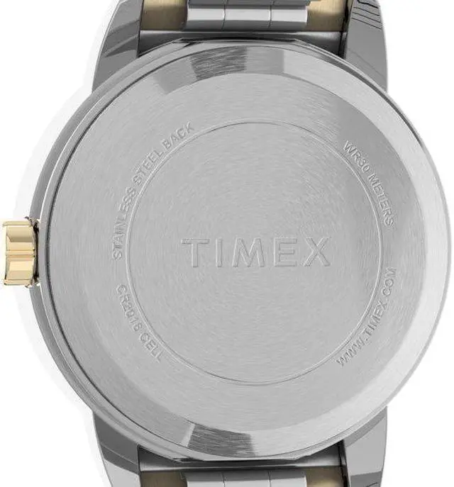 Alt view image 2 of 2 - Timex Women's Easy Reader 25mm Watch  Two-Tone Case White Dial with Tapered Expansion Band