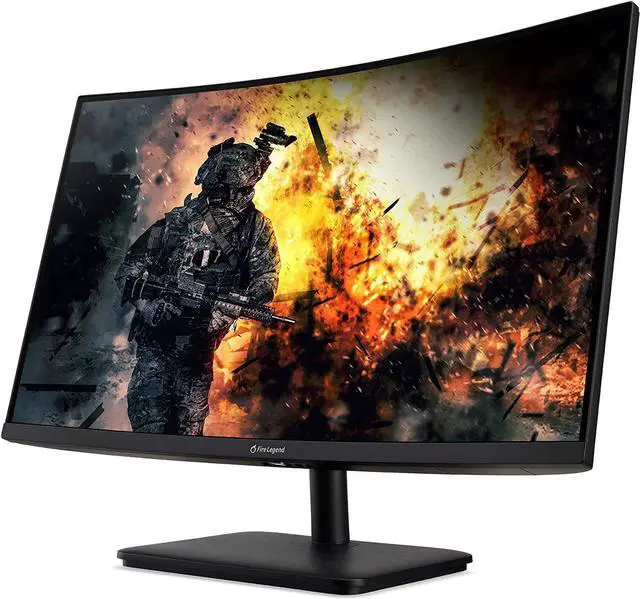 Alt view image 3 of 3 - AOPEN 27HC5R bmiix 27" 1500R Curved Zero-Frame Full HD (1920 x 1080) Gaming Monitor | AMD FreeSync Technology | Up to 75Hz | 1ms | 2 x HDMI Ports & 1 x VGA Port