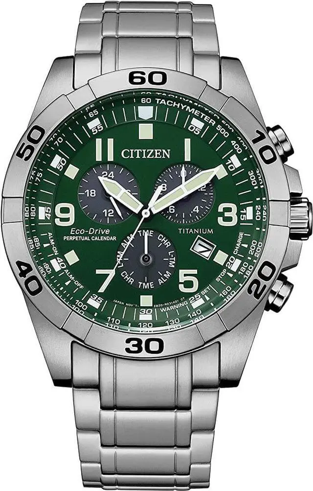 Main image of Citizen Men's Eco-Drive Sport Casual Brycen Chronograph, Super Titanium
