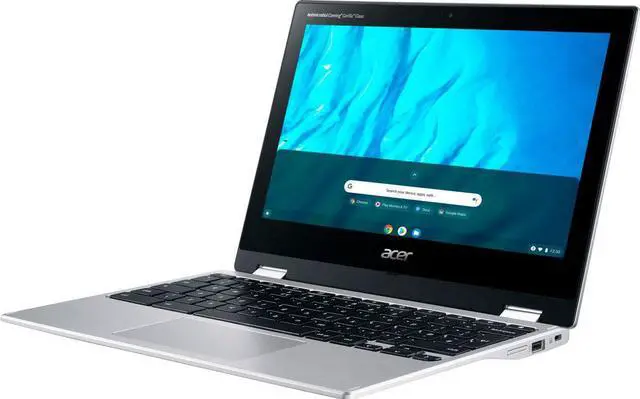 Alt view image 4 of 7 - Acer - Chromebook Spin 311 Laptop  11.6" 2-in-1 Touch - MediaTek Kompanio 500 MT8183C  4GB LPDDR4X  64GB eMMC  Wi-Fi 5 - Pure Silver CP311-3H-K5WQ Tablet