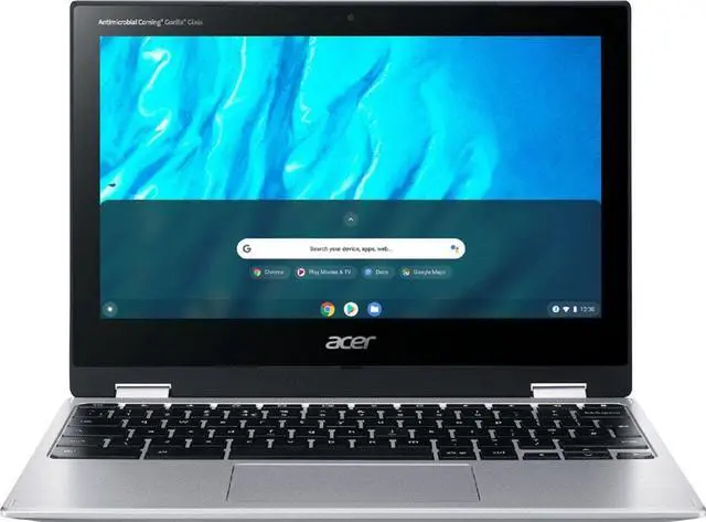 Alt view image 7 of 7 - Acer - Chromebook Spin 311 Laptop  11.6" 2-in-1 Touch - MediaTek Kompanio 500 MT8183C  4GB LPDDR4X  64GB eMMC  Wi-Fi 5 - Pure Silver CP311-3H-K5WQ Tablet