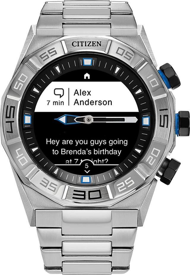 Alt view image 4 of 5 - Citizen CZ Smart Gen 1 Hybrid smartwatch 44mm, Continuous Heart Rate Tracking, Fitness Activity, Golf App, Displays Notifications and Messages, Bluetooth Connection, 15 Day Battery Life