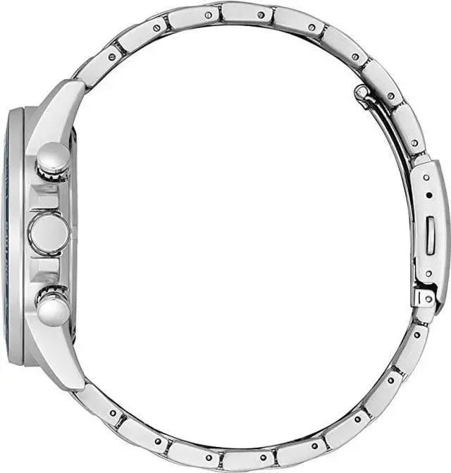 Alt view image 2 of 3 - Citizen Eco-Drive Brycen Men's Watch, Stainless Steel, Weekender, Silver-Tone