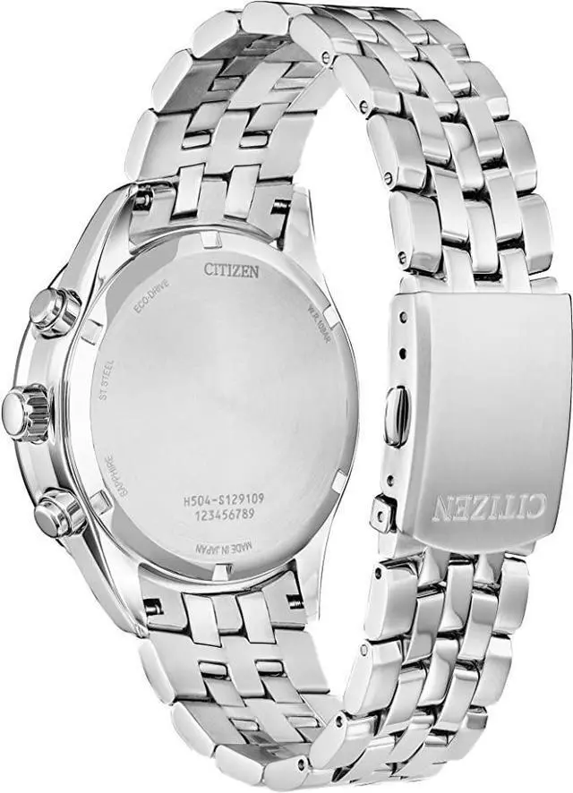 Alt view image 3 of 3 - Citizen Eco-Drive Corso Men's Watch, Stainless Steel, Classic AT2149-85X