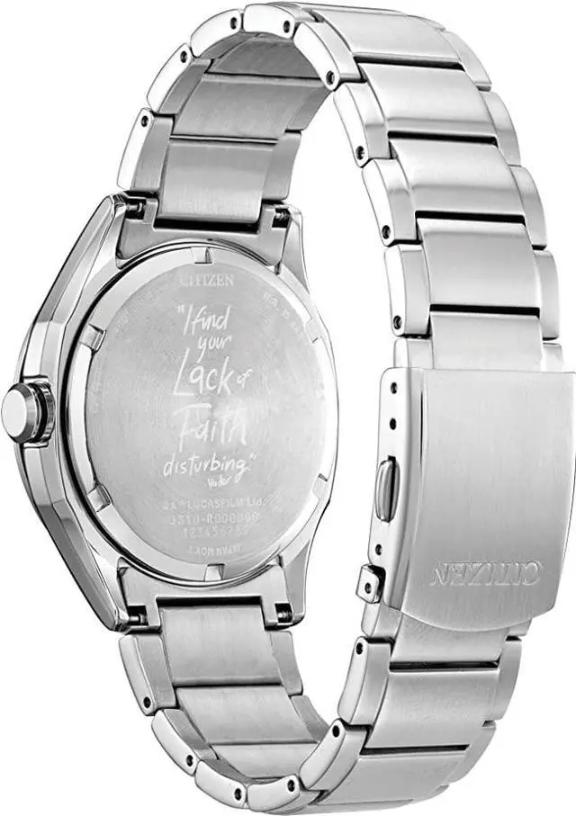 Alt view image 3 of 3 - Citizen Men's Star Wars Eco-Drive with Stainless Steel Bracelet, Silver-Tone, 22 (Model: AW1140-51W)
