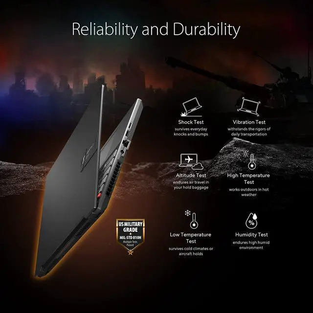 Alt view image 4 of 12 - ASUS VivoBook Pro 15X Laptop, 144Hz 15.6 FHD Display, AMD Ryzen 9 6900HX Mobile CPU, NVIDIA GeForce RTX 3070 GPU, 32GB DDR5 RAM, 1TB PCIe SSD, Windows 11 Home, 0°Black, M6501RR-DB96