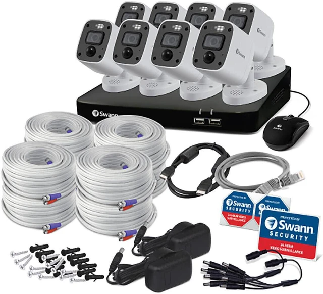 Main image of Swann SWDVK-856808MQB-US 8CH 8CAM 4K ULTRA HD DVR 2TB
Security Surveillance Camera System