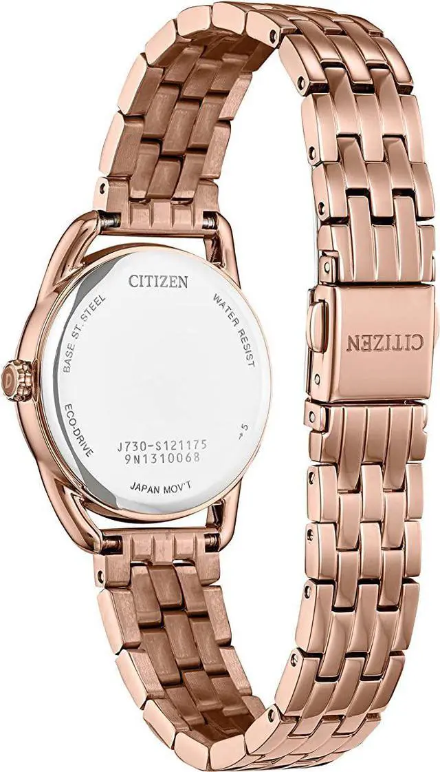 Alt view image 3 of 3 - Citizen Eco-Drive Casual Womens Watch, Stainless Steel
 FE1213-50A