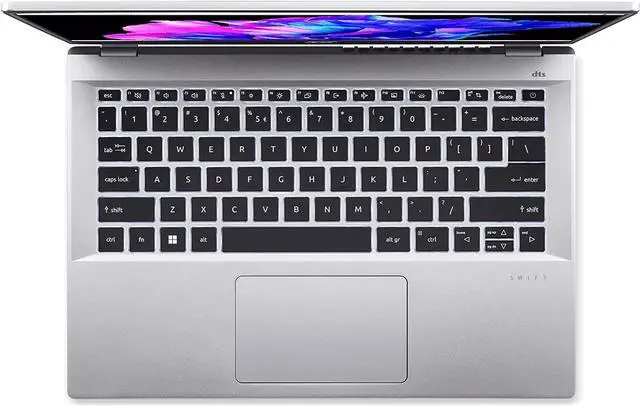 Alt view image 4 of 7 - Acer Swift Go 14 Intel Evo Thin & Light Laptop 14" 1920x1200 100% sRGB Touch Display Intel Core i7-1355U Intel Iris Xe 16GB LPDDR5 512GB Gen 4 SSD Killer WiFi 6E AX1675 SFG14-71T-72QV
