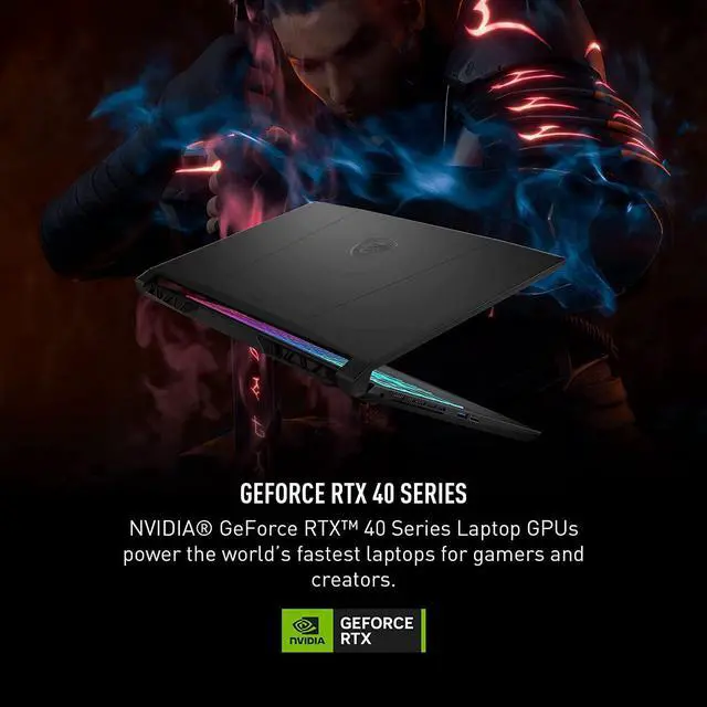Alt view image 4 of 6 - MSI Katana 15 15.6" 144Hz FHD Gaming Laptop: 13th Gen Intel Core i7, RTX 4070, 16GB DDR5, 1TB NVMe SSD, USB-Type C, Cooler Boost 5, Win11 Home: Black B13VGK-484US