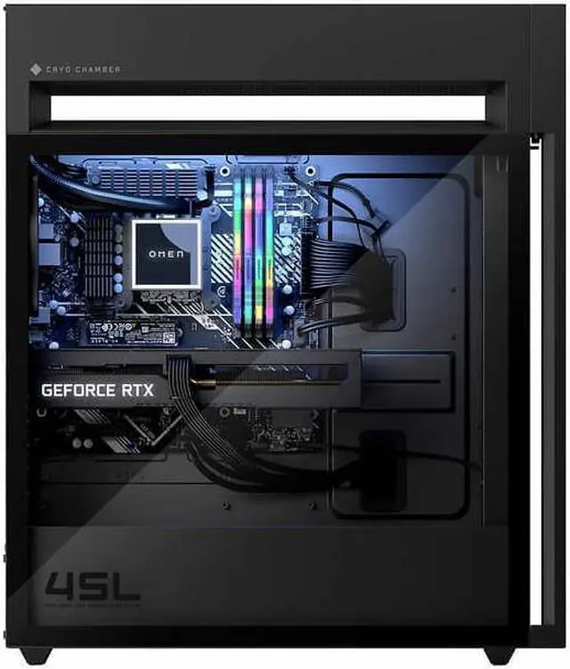 Alt view image 2 of 3 - HP OMEN 45L Gaming Desktop - 13th Gen Intel Core i9-13900KF - GeForce RTX 4070 Ti - Windows 11 GT22-1067c PC Computer 64GB Memory RAM 2TB SSD