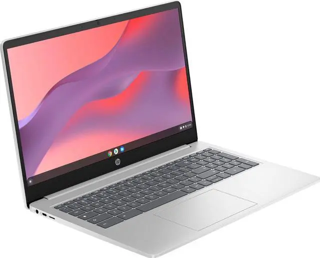 Alt view image 3 of 5 - HP - 15.6" Chromebook - Intel Processor N200 - 8GB Memory - 64GB eMMC - Natural Silver
Laptop Notebook 15a-nb0013dx