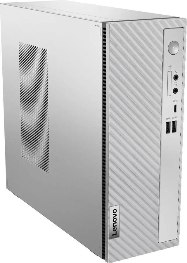 Alt view image 3 of 18 - Lenovo - IdeaCentre 3i Desktop - Celeron G6900 - 8GB Memory - 256GB SSD - Cloud Grey 90SM00C5US PC Computer