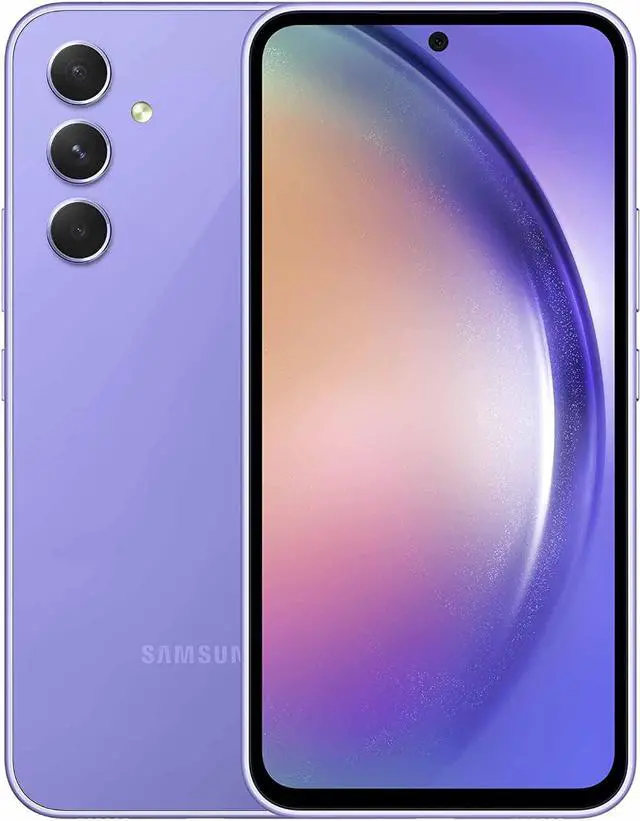 Alt view image 4 of 4 - SAMSUNG Galaxy A54 5G A Series Cell Phone, Factory Unlocked Android Smartphone, 128GB w/ 6.4 Fluid Display Screen, Hi Res Camera, Long Battery Life, Refined Design, US Version, 2023, Awesome Violet
