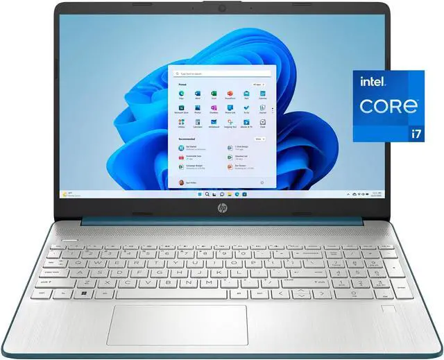 Alt view image 2 of 4 - HP 15.6" FHD Laptop, Intel Core i7-1165G7, 16GB RAM, 512GB SSD, Spruce Blue, Windows 11 Home, 15-dy2762wm Notebook