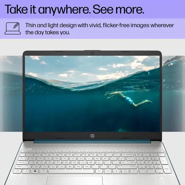 Alt view image 3 of 4 - HP 15.6" FHD Laptop, Intel Core i7-1165G7, 16GB RAM, 512GB SSD, Spruce Blue, Windows 11 Home, 15-dy2762wm Notebook