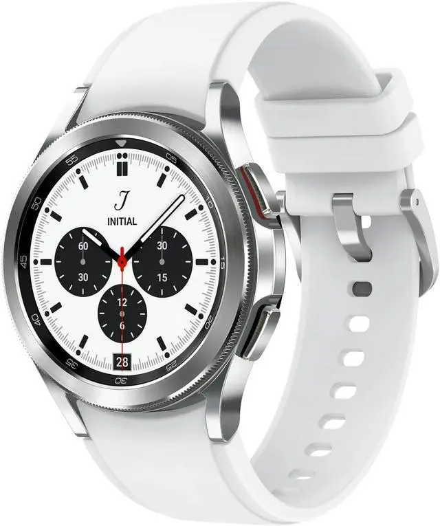 Alt view image 2 of 3 - SAMSUNG Galaxy Watch 4 Classic - 42mm BT - Silver - SM-R880NZSAXAA
Smart Smartwatch