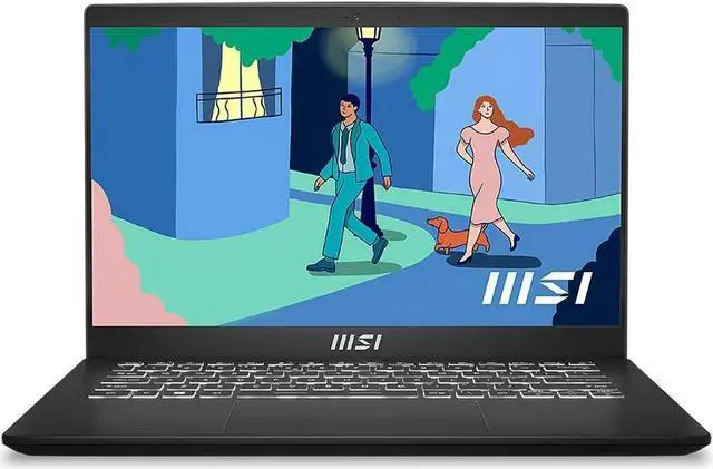 Alt view image 2 of 4 - MSI Modern 14 C11M-208US 14" Professional Laptop, Intel Core i7-1195G7, Intel Iris Xe, 16GB DDR4 Memory, 512GB NVMe SSD, Windows 11
