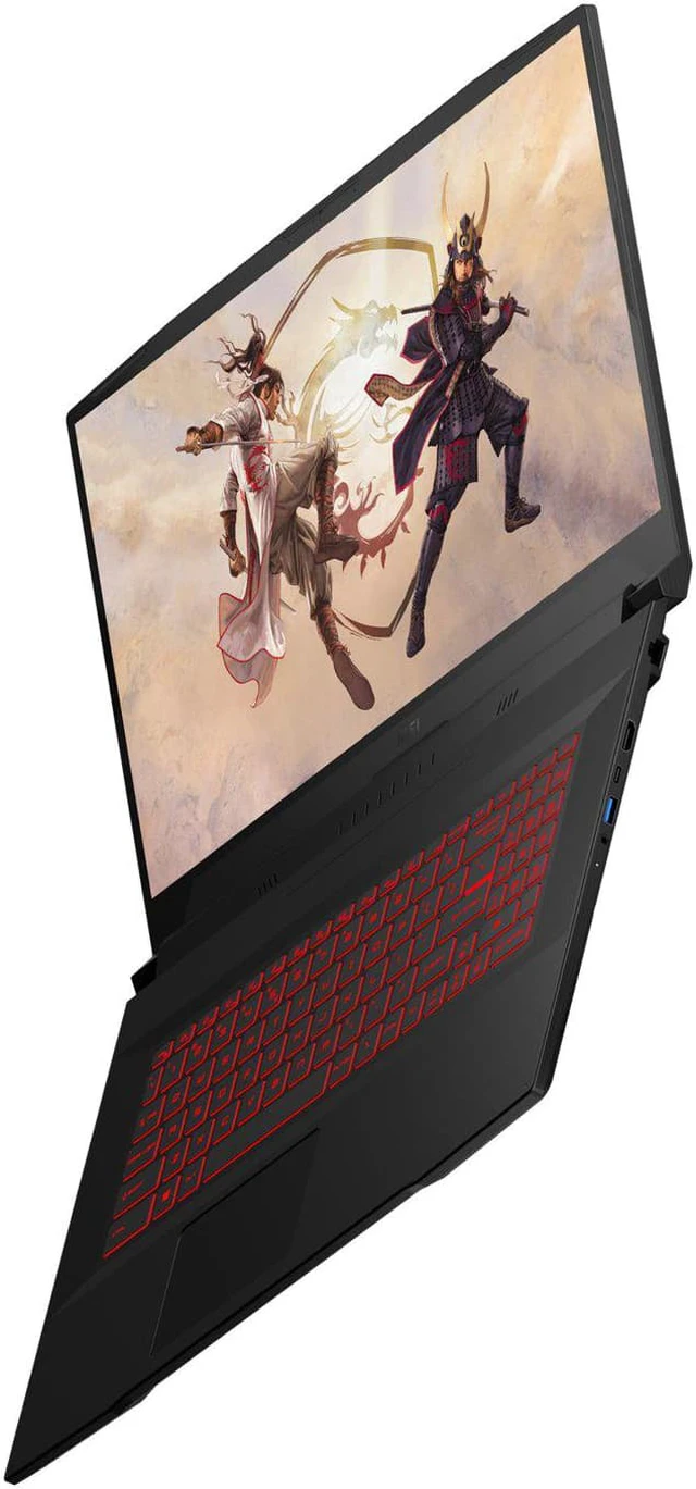 Alt view image 3 of 3 - MSI Katana GF76 17.3" FHD Gaming Laptop, i7-11800H 2.3GHz, NVIDIA GeForce RTX 3050Ti 4GB, 16GB RAM, 512GB SSD, Win 10 Home, Black, 11UD-001US