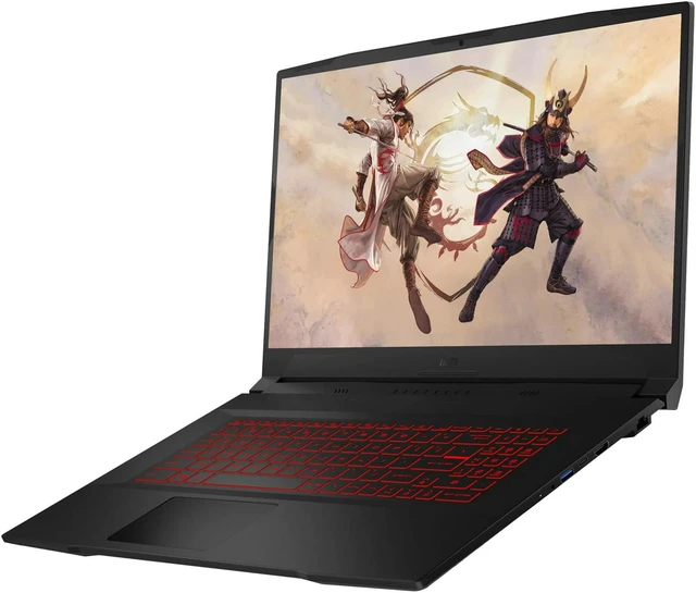 Alt view image 2 of 3 - MSI Katana GF76 17.3" FHD Gaming Laptop, i7-11800H 2.3GHz, NVIDIA GeForce RTX 3050Ti 4GB, 16GB RAM, 512GB SSD, Win 10 Home, Black, 11UD-001US