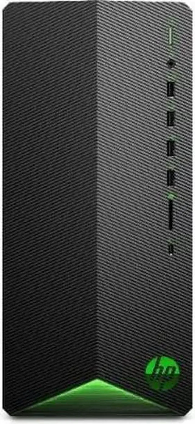 Alt view image 2 of 2 - HP Pavilion - AMD Ryzen 5 5600G (6 Core) 3.9GHz - 8GB RAM DDR4 SDRAM - 512GB SSD - Radeon RX 5500 Graphics - Windows 11 home -Shadow Black - Gaming Desktop Computer TG01-2030