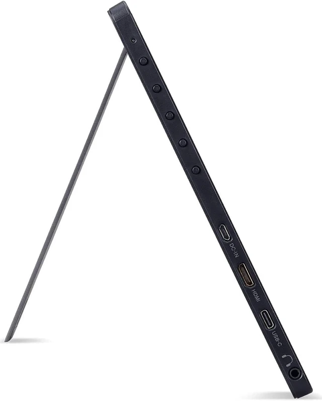 Alt view image 5 of 5 - Acer PM141Q biux 13.3" Full HD (1920 x 1080) IPS Portable Monitor | Ultra Slim Portable Design | 1 x USB 3.1 Type-C Port & 1 x Mini HDMI (USB Type-C and Mini HDMI Cable Included)