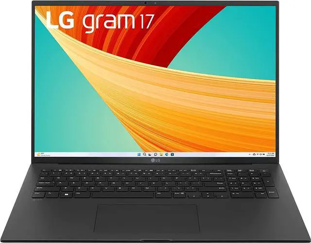 Main image of LG gram 17 Lightweight Laptop, Intel 13th Gen Core i7 Evo Platform, Windows 11 Home, NVIDIA RTX3050 4GB GPU, 16GB RAM, 1TB SSD, Black
