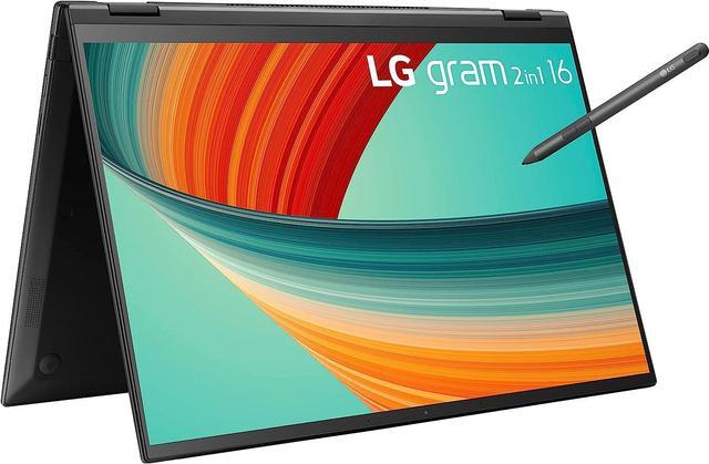 Alt view image 6 of 9 - LG gram 16 2in1 Lightweight Laptop, Intel 13th Gen Core i7 Evo Platform, Windows 11 Home, 16GB RAM, 512GB SSD, Black