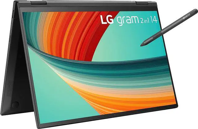 Alt view image 4 of 4 - LG gram 14 2in1 Lightweight Laptop, Intel 13th Gen Core i5 Evo Platform, Windows 11 Home, 16GB RAM, 512GB SSD, Black
