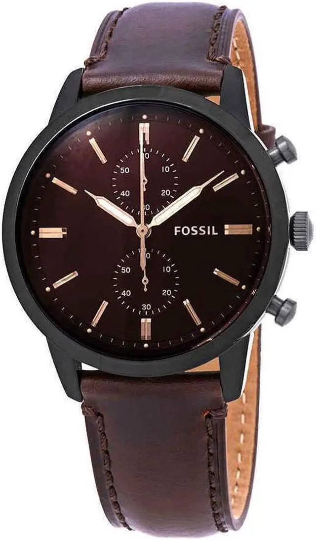 Main image of Fossil Townsman Men's Watch with Chronograph Display and Genuine Leather Band