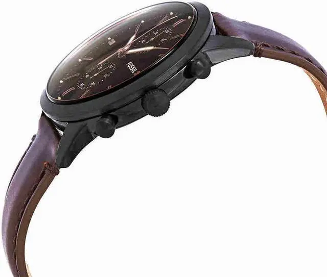 Alt view image 2 of 3 - Fossil Townsman Men's Watch with Chronograph Display and Genuine Leather Band