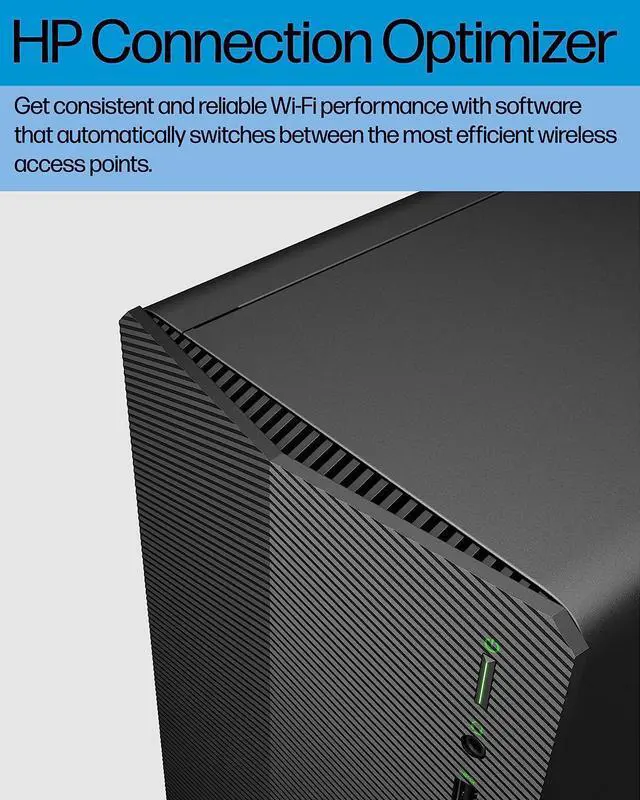 Alt view image 6 of 7 - HP Pavilion Gaming Desktop, AMD Ryzen 7 5700G Processor, NVIDIA GeForce RTX 2060 graphic, 16 GB RAM, 1 TB SSD, Windows 11 Pro (TG01-2460, shadow black) TG01-2460 PC Computer