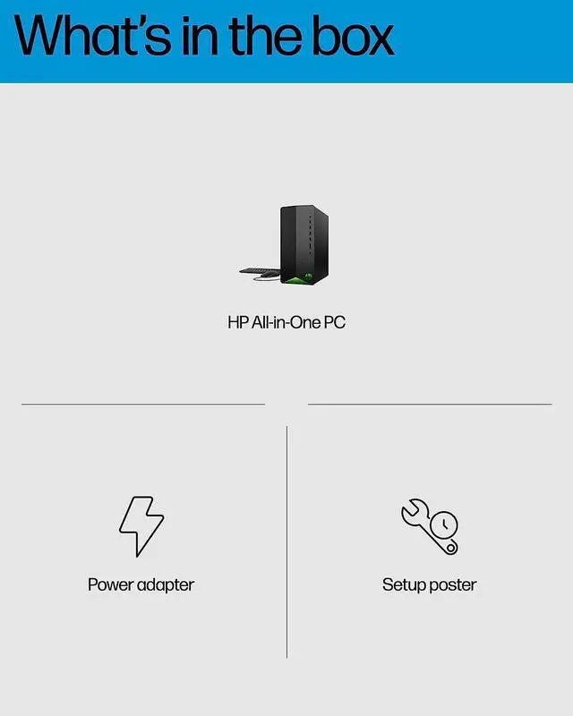 Alt view image 7 of 7 - HP Pavilion Gaming Desktop, AMD Ryzen 7 5700G Processor, NVIDIA GeForce RTX 2060 graphic, 16 GB RAM, 1 TB SSD, Windows 11 Pro (TG01-2460, shadow black) TG01-2460 PC Computer