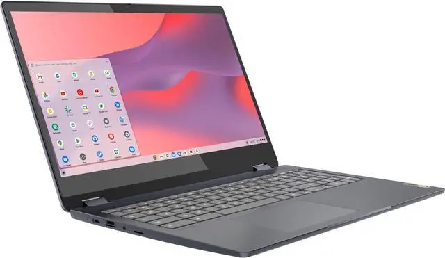 Alt view image 3 of 4 - Lenovo - Flex 3 15.6" FHD Touch-Screen Chromebook Laptop - Pentium Silver N6000 with 8GB Memory - 64GB eMMC - Abyss Blue 82T30012US Notebook PC