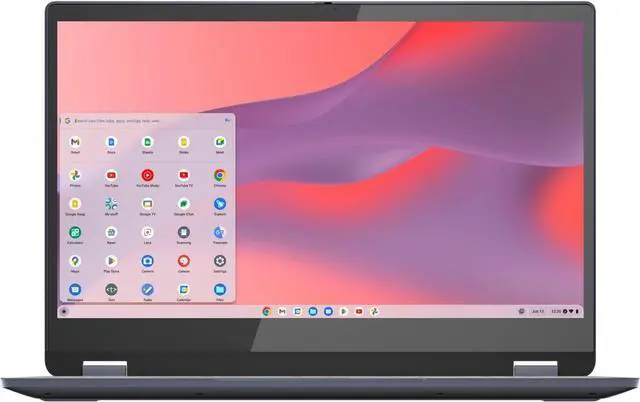 Alt view image 4 of 4 - Lenovo - Flex 3 15.6" FHD Touch-Screen Chromebook Laptop - Pentium Silver N6000 with 8GB Memory - 64GB eMMC - Abyss Blue 82T30012US Notebook PC