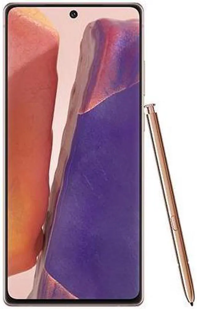 Alt view image 2 of 6 - Samsung Galaxy Note 20 5G Factory Unlocked Android Cell Phone | US Version | 128GB of Storage | Mobile Gaming Smartphone | Long-Lasting Battery | Mystic Bronze