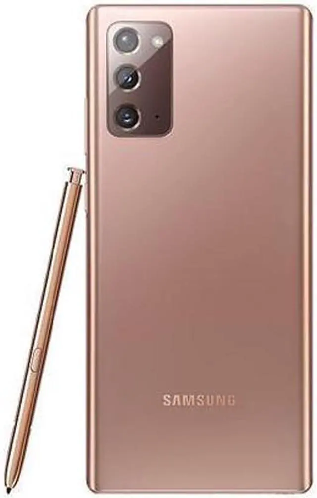 Alt view image 6 of 6 - Samsung Galaxy Note 20 5G Factory Unlocked Android Cell Phone | US Version | 128GB of Storage | Mobile Gaming Smartphone | Long-Lasting Battery | Mystic Bronze
