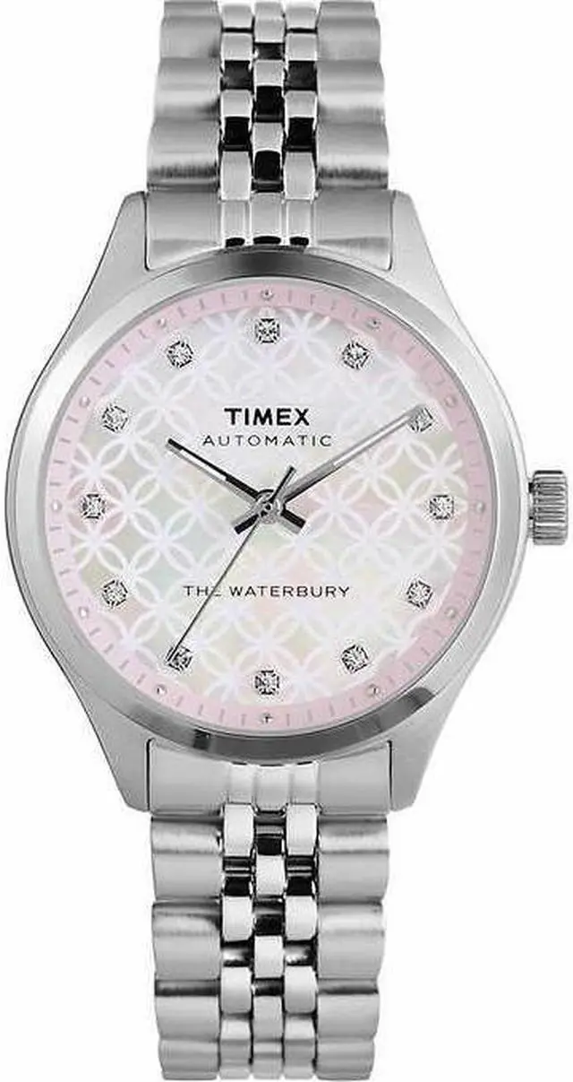 Main image of Timex Waterbury Traditional Stainless Steel Ladies Automatic Watch TW2U53300VQ