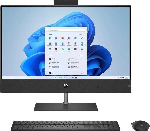 Main image of HP - Pavilion 32" 4K UHD All-In-One - Intel Core i5 - 16GB Memory - 1TB SSD - Sparkling Black Desktop PC Computer 32-b0254