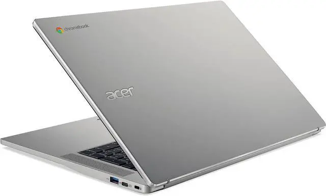 Alt view image 6 of 14 - Acer Chromebook 317 CB317-1H-C6RK Laptop | Intel Celeron N4500 | 17.3" Full HD IPS Display | 4GB LPDDR4X | 128GB eMMC | Intel Wireless Wi-Fi 6 AX201 802.11ax | Chrome OS, Silver
